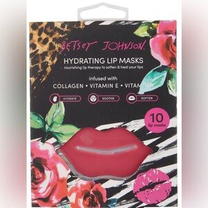 Betsey Johnson 10 Hydrating Lip Masks NIB